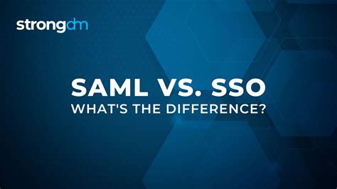 Saml vs sso. Things To Know About Saml vs sso. 